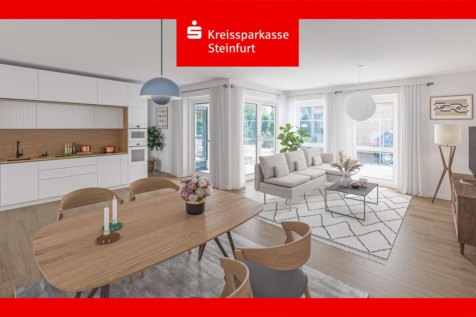 Visualisierung Visualisierung - Erdgeschosswohnung in 48477 Hörstel mit 98m² kaufen