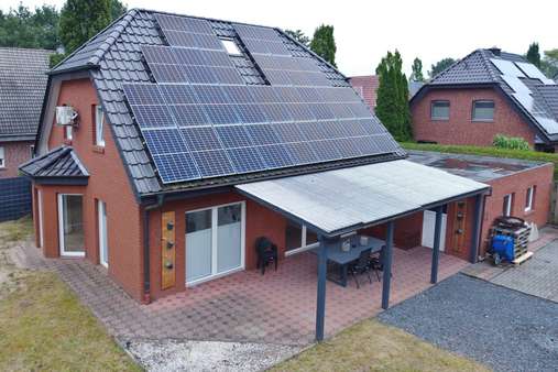 Gartenansicht Gartenansicht - Einfamilienhaus in 48432 Rheine mit 111m² kaufen