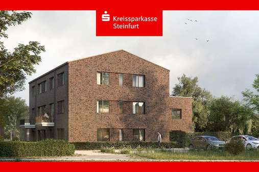 Außenansicht_Visualisierung - Etagenwohnung in 49477 Ibbenbüren mit 82m² kaufen