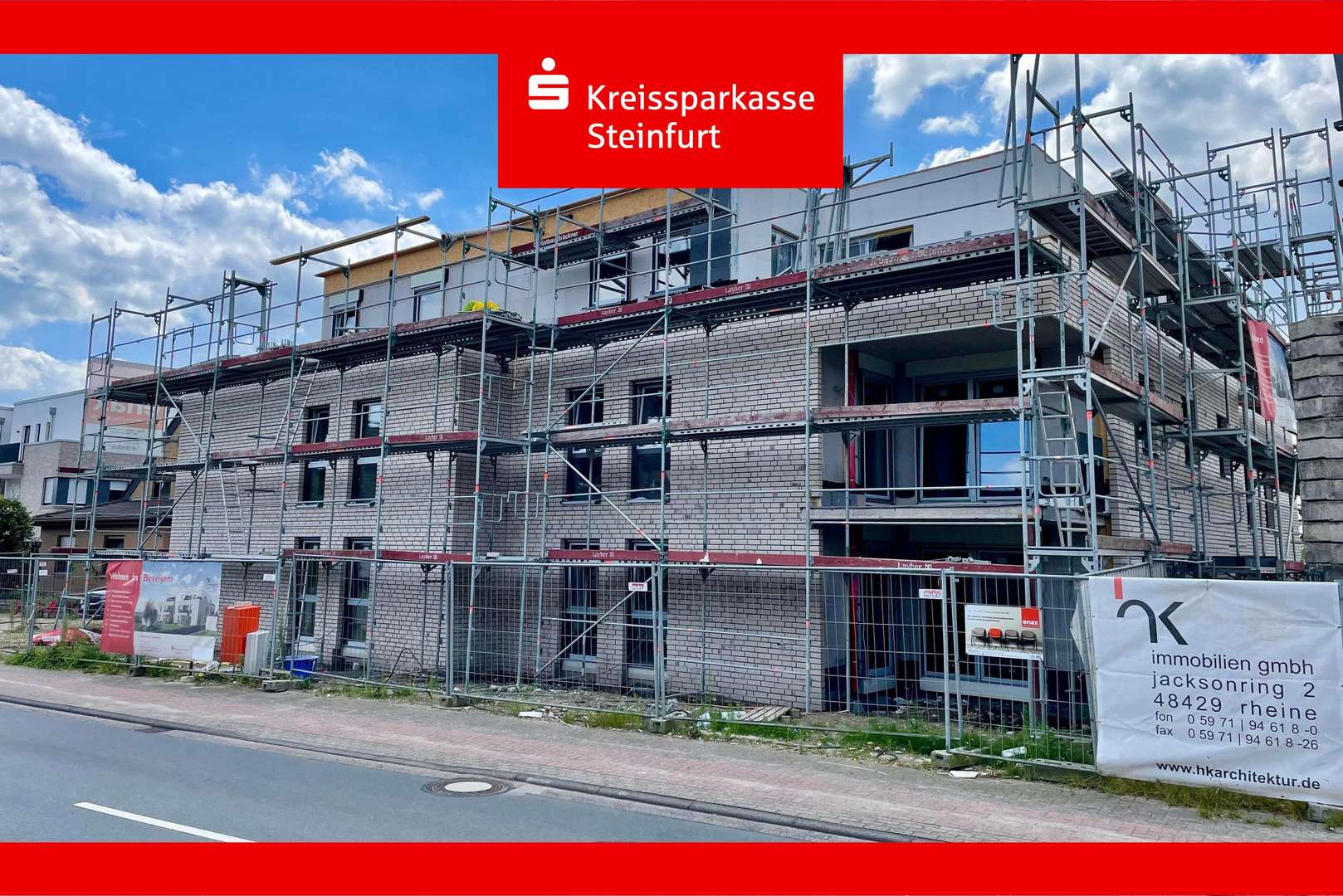 Bautenstand 15.07.2024 - Erdgeschosswohnung in 48477 Hörstel mit 98m² kaufen