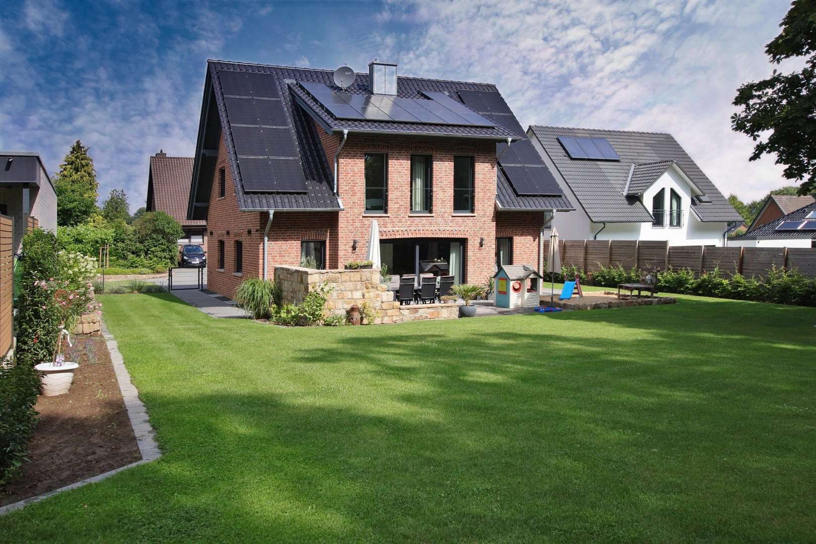 Gartenansicht  - Einfamilienhaus in 49497 Mettingen mit 170m² kaufen