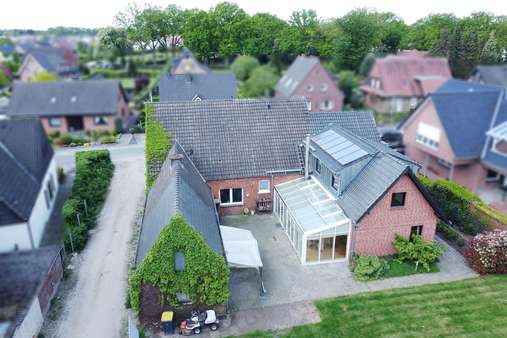 Gartenansicht - Zweifamilienhaus in 48485 Neuenkirchen mit 226m² kaufen
