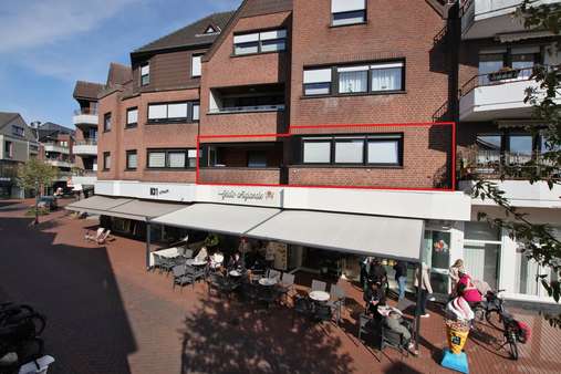 Fußgängerzonenansicht  umrandet - Etagenwohnung in 48485 Neuenkirchen mit 94m² kaufen