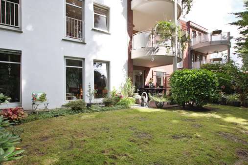 Gartenansicht Gartenansicht - Erdgeschosswohnung in 48429 Rheine mit 96m² als Kapitalanlage kaufen