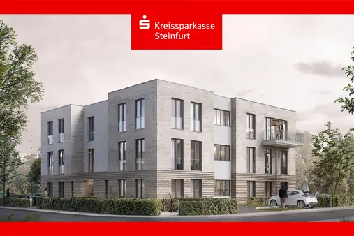 Lebensqualität am Wasser! Exklusive Neubauwohnungen am Aasee in Ibbenbüren 