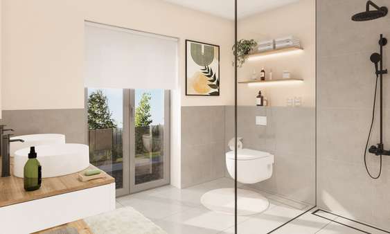 Visualisierung Whg. 6 Bad - Etagenwohnung in 49477 Ibbenbüren mit 115m² kaufen