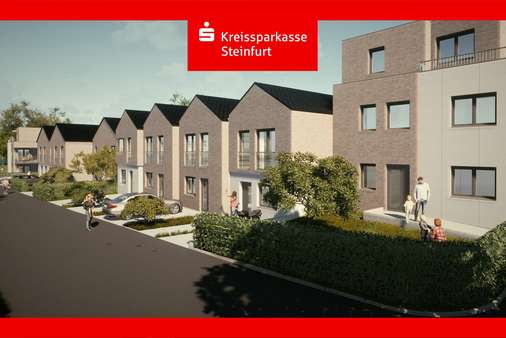 Wohnen am Bagno - Gesamtansicht - Maisonette-Wohnung in 48565 Steinfurt mit 123m² kaufen