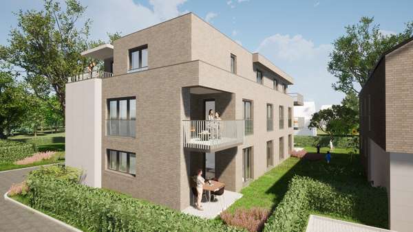 Nord-Westansicht - Erdgeschosswohnung in 48565 Steinfurt mit 95m² kaufen