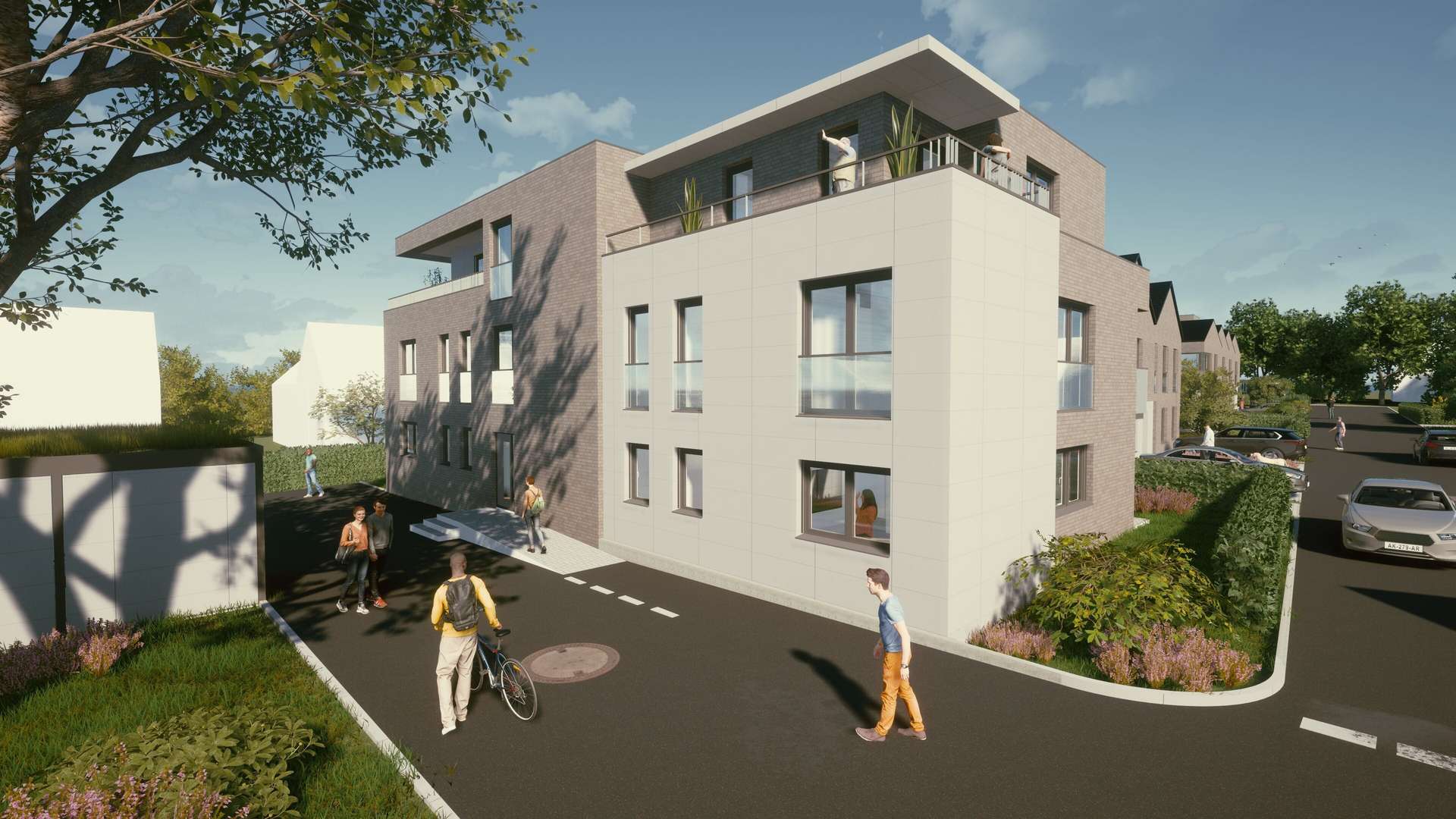 Straßenansicht - Erdgeschosswohnung in 48565 Steinfurt mit 95m² kaufen