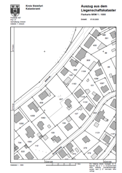Flurkarte - Grundstück in 48268 Greven mit 2998m² kaufen