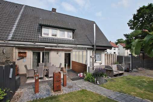Gartenansicht Gartenansicht - Doppelhaushälfte in 48565 Steinfurt mit 120m² kaufen