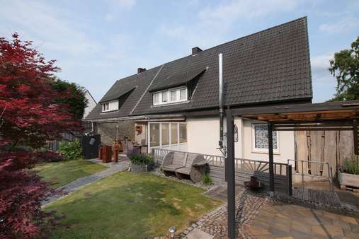 Gartenansicht Gartenansicht - Doppelhaushälfte in 48565 Steinfurt mit 120m² kaufen