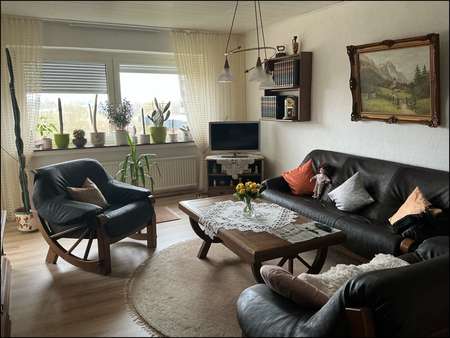 Wohnzimmer - Etagenwohnung in 59075 Hamm, Bockum-Hövel mit 77m² kaufen