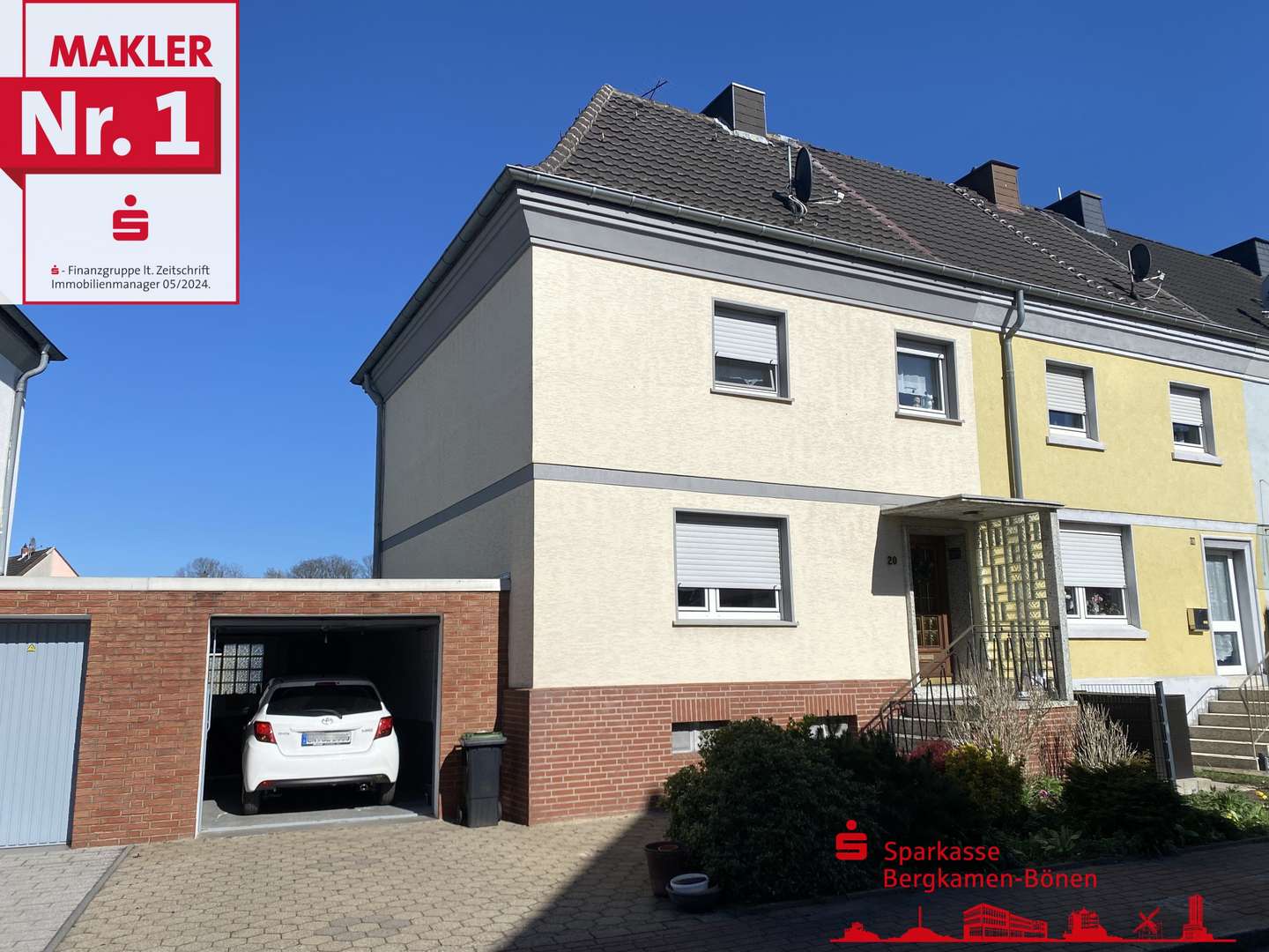Straßenansicht Straßenansicht - Reihenendhaus in 59199 Bönen mit 90m² kaufen