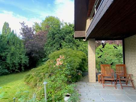 Teilansicht Terrasse und Garten - Einfamilienhaus in 59494 Soest mit 225m² kaufen