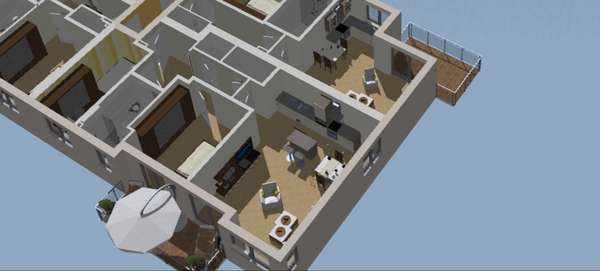 24-06-03 WHG 10_1_3D_1 - Etagenwohnung in 59558 Lippstadt mit 86m² kaufen