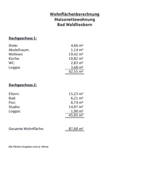 WFLB - Maisonette-Wohnung in 59556 Lippstadt mit 87m² kaufen