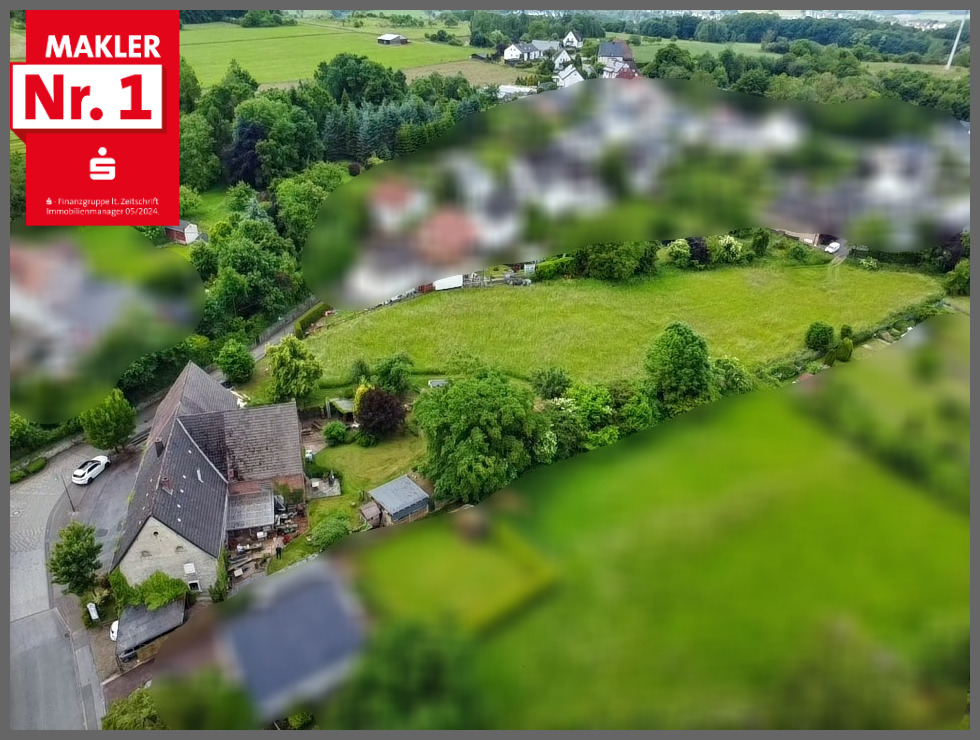 Luftbild / von Norden gesehen Luftbild / von Norden gesehen - Grundstück in 59581 Warstein mit 6548m² kaufen