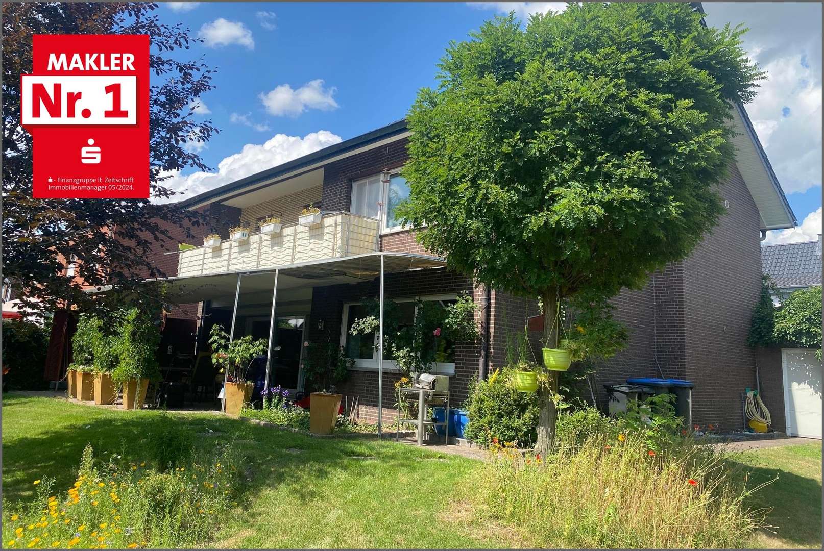 Gartenansicht Gartenansicht - Zweifamilienhaus in 59510 Lippetal mit 194m² kaufen