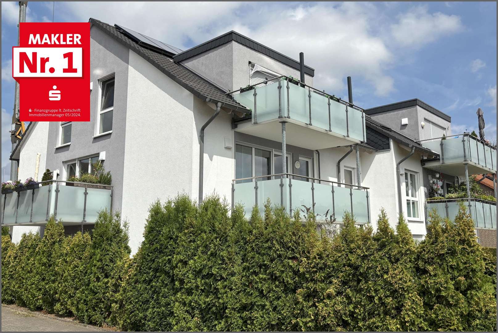 Rückansicht Rückansicht - Etagenwohnung in 59505 Bad Sassendorf mit 78m² kaufen