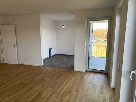 Teilansicht Wohnzimmer / Küche - Etagenwohnung in 59067 Hamm mit 85m² kaufen