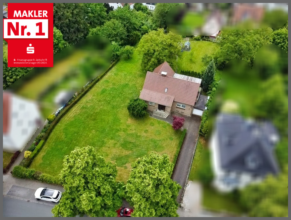 Luftbild Gesamtgrundstück Luftbild Gesamtgrundstück - Grundstück in 59494 Soest mit 2552m² kaufen