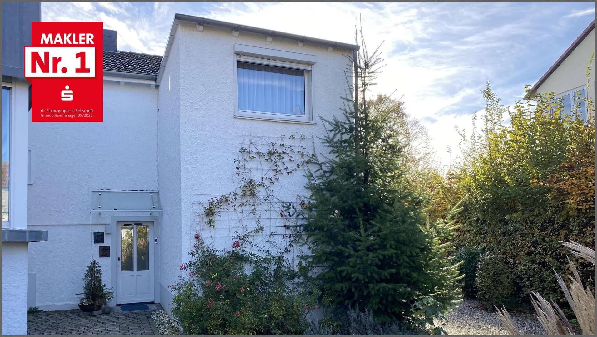 Gartenansicht / Zugang zur OG-Wohnung Gartenansicht / Zugang zur OG-Wohnung - Doppelhaushälfte in 59494 Soest mit 152m² kaufen