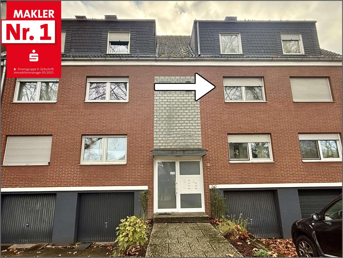 Außenansicht Außenansicht - Etagenwohnung in 59557 Lippstadt mit 75m² kaufen