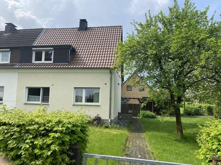 Rückansicht  - Doppelhaushälfte in 59494 Soest mit 114m² kaufen