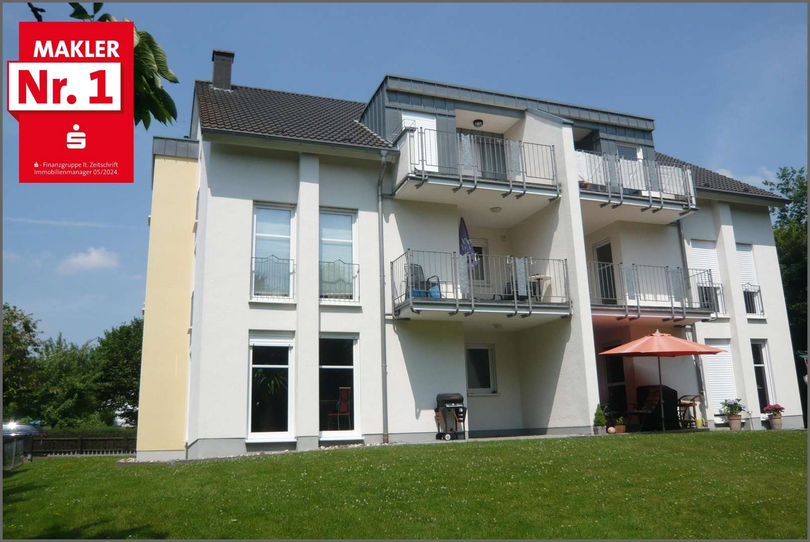 Gartenansicht - Etagenwohnung in 59519 Möhnesee mit 78m² kaufen