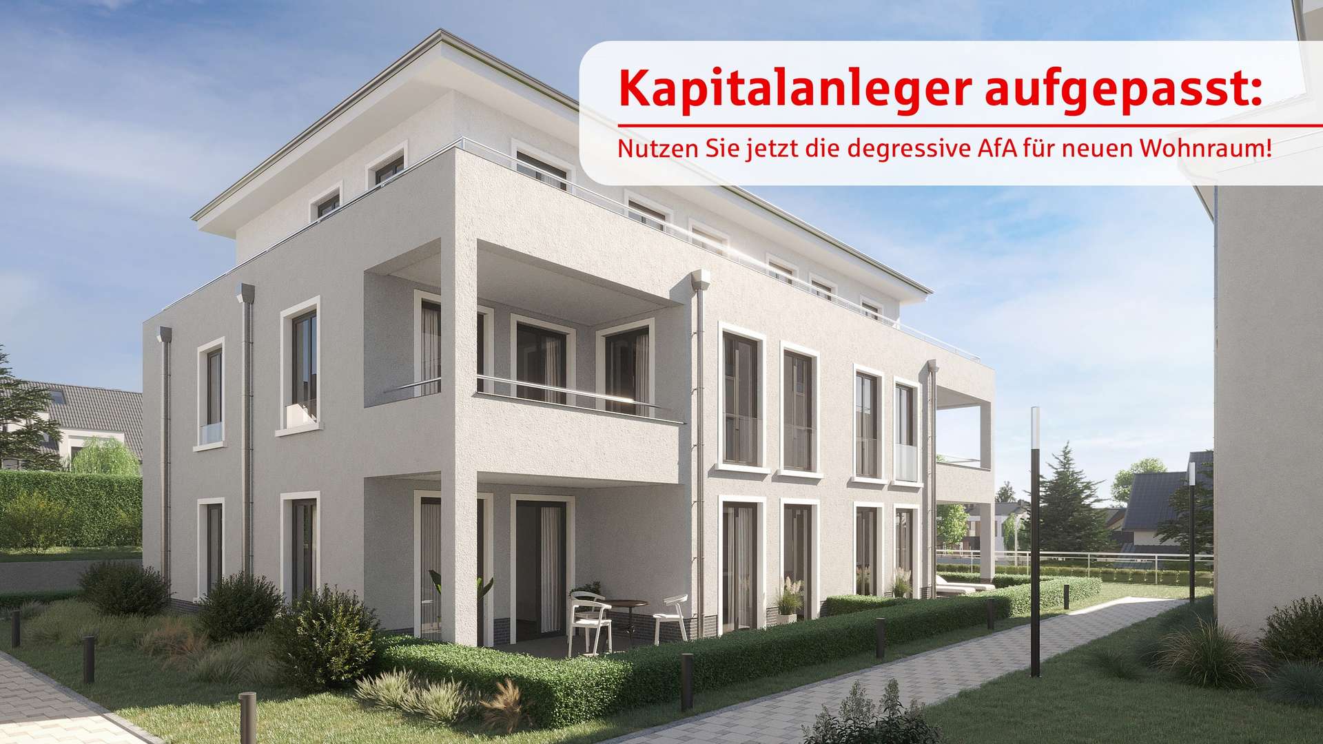 Bahnhofstraße 41 - 3D Visualisierung - Störer - Erdgeschosswohnung in 59469 Ense mit 84m² kaufen