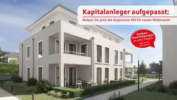 Kapitalanleger aufgepasst! Nutzen Sie jetzt die degressive AfA für neuen Wohnraum!