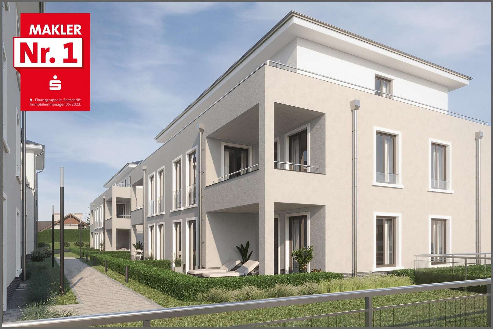 Bahnhofstraße 41 - 3D Visualisierung - Penthouse-Wohnung in 59469 Ense mit 130m² kaufen