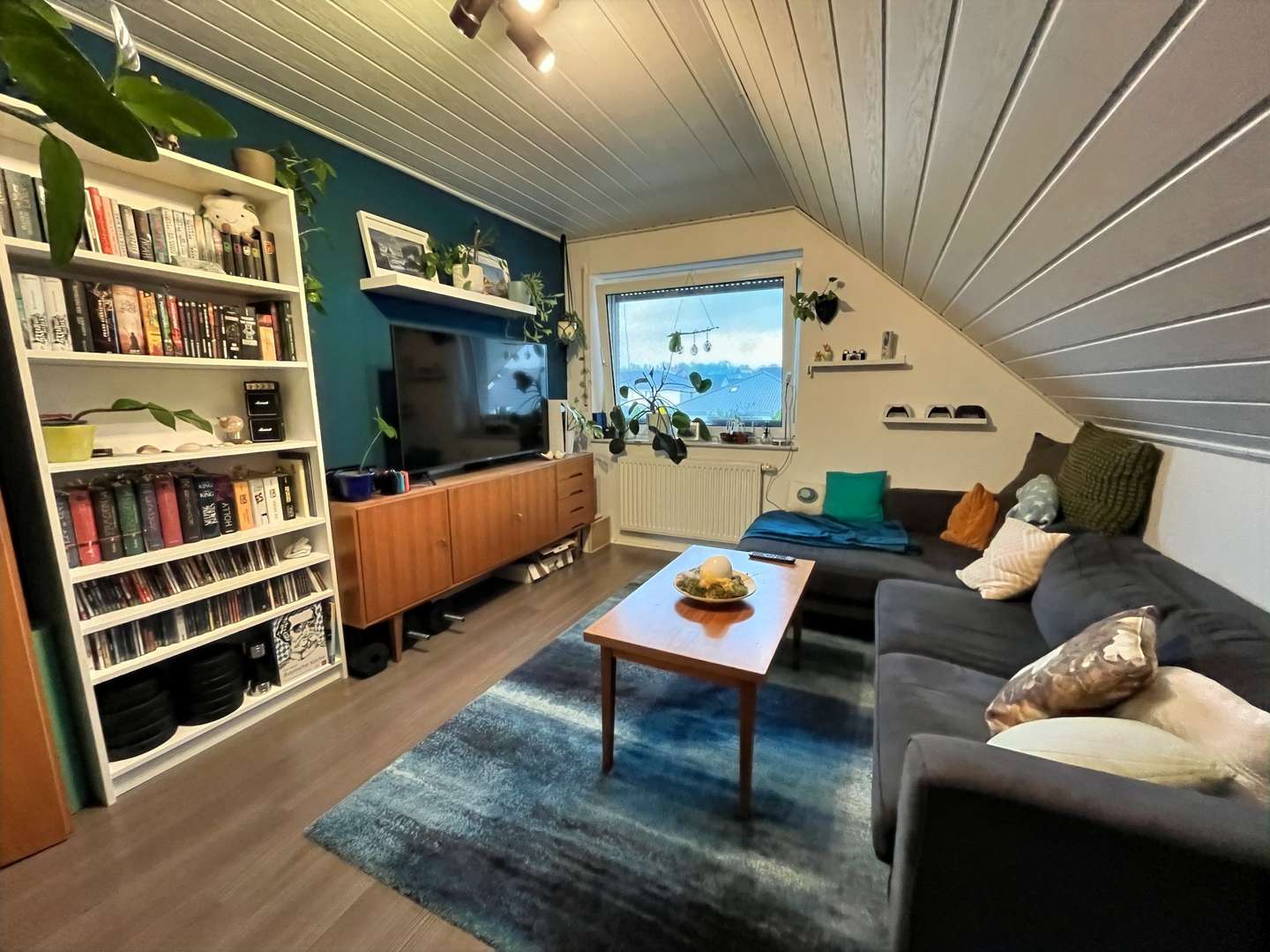 Wohnzimmer - Dachgeschosswohnung in 59590 Geseke mit 75m² kaufen