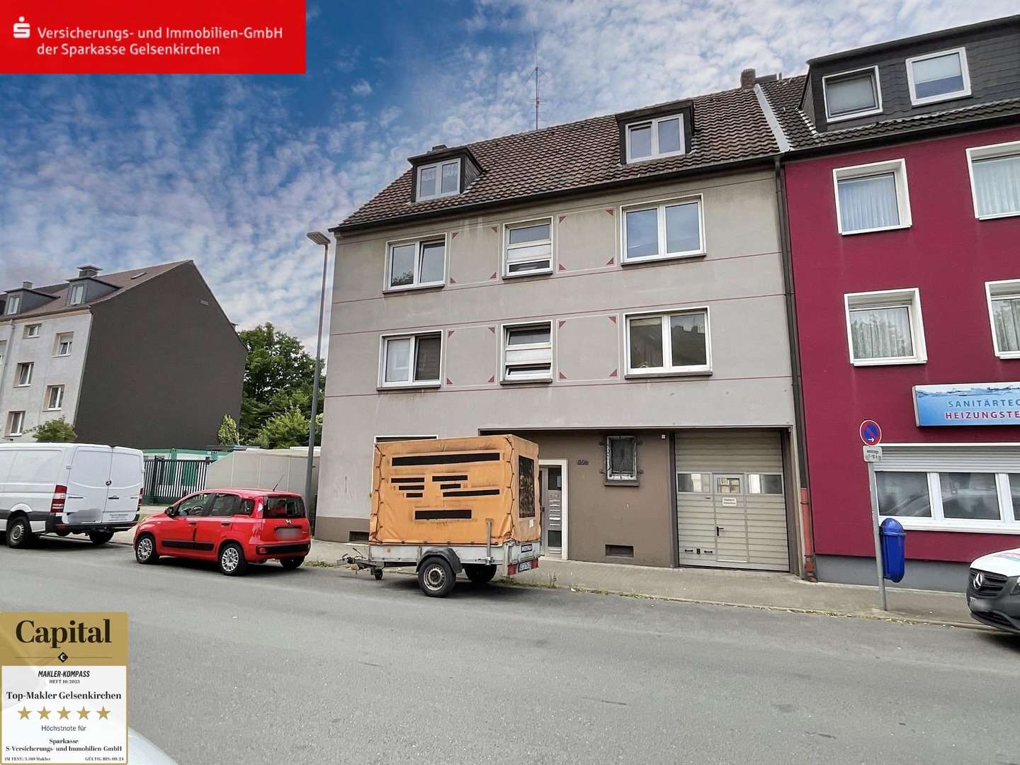 Vorderansicht Vorderansicht - Wohn- / Geschäftshaus in 45881 Gelsenkirchen mit 309m² als Kapitalanlage kaufen