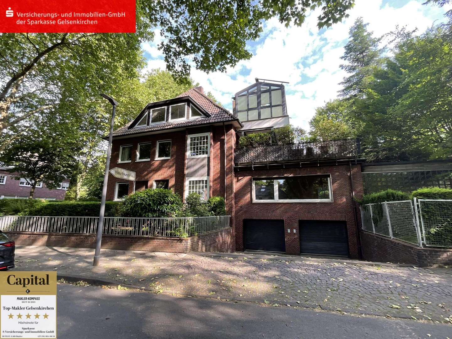 Ansicht von der Zeppelinallee - Zweifamilienhaus in 45883 Gelsenkirchen mit 380m² kaufen