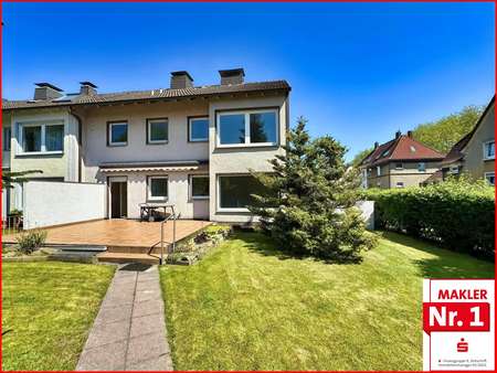 Gartenansicht 1 Gartenansicht 1 - Reihenendhaus in 46240 Bottrop mit 140m² kaufen