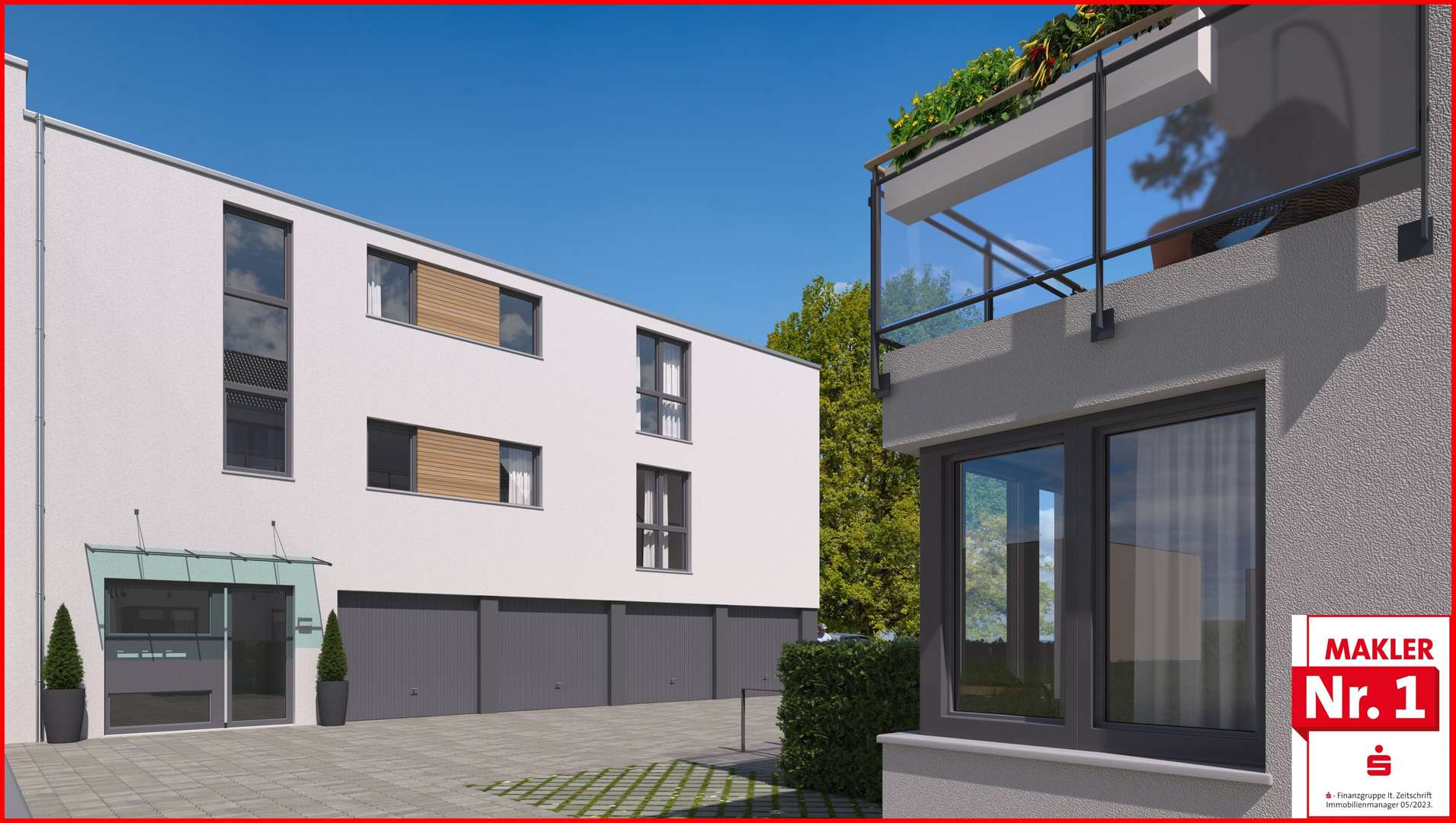 1264 Vorderansicht - Haus 2 - Etagenwohnung in 46236 Bottrop mit 110m² kaufen