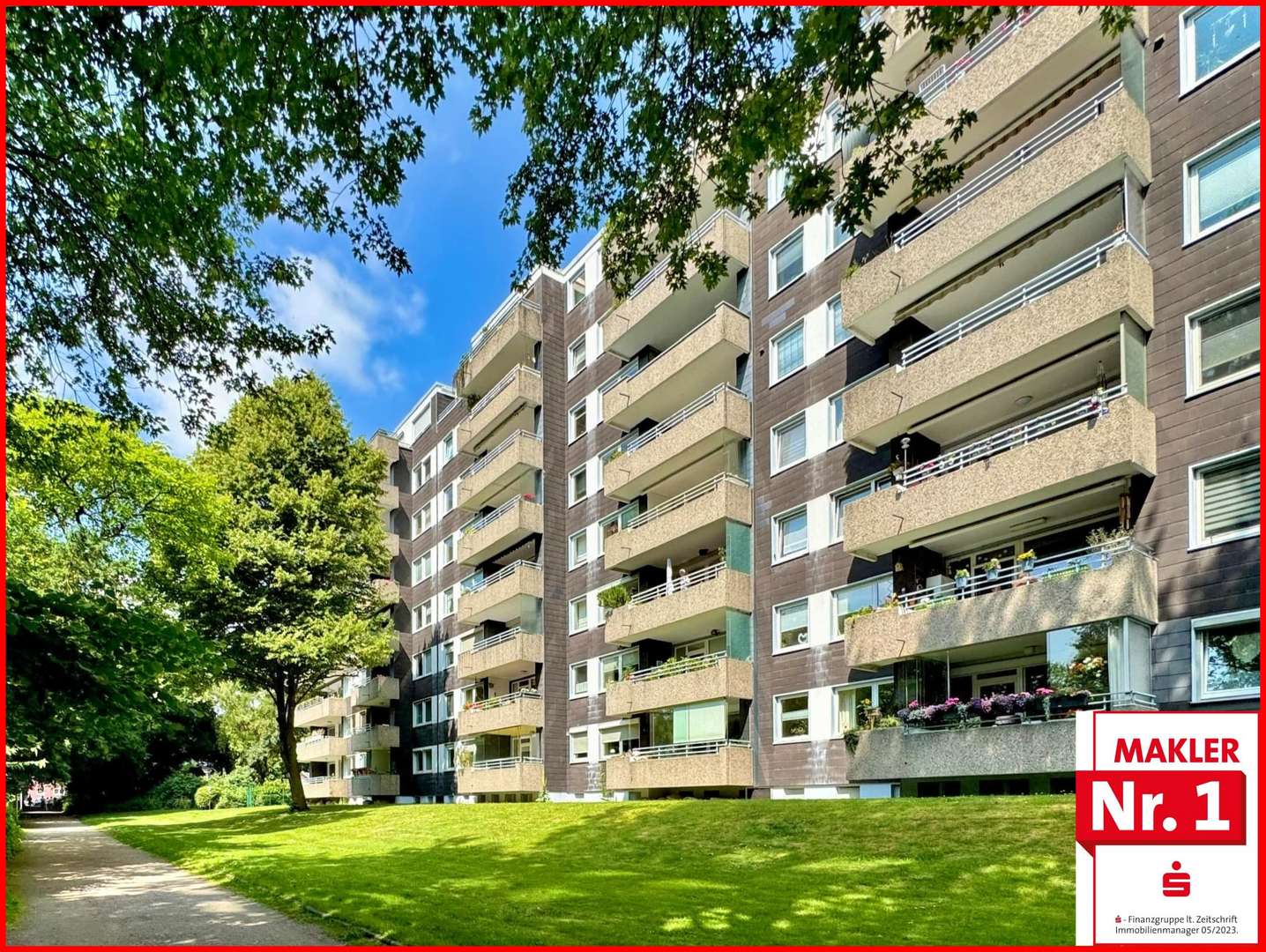 Rückansicht Rückansicht - Erdgeschosswohnung in 46236 Bottrop mit 88m² kaufen