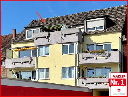 Rückansicht Bild 1 - Maisonette-Wohnung in 46240 Bottrop, Eigen mit 70m² kaufen