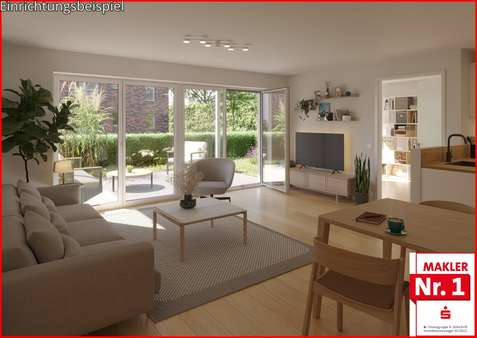 0053-3.SV3 Innenansicht (Visualisierung) 0053-3.SV3 Innenansicht (Visualisierung) - Erdgeschosswohnung in 46244 Bottrop mit 74m² kaufen