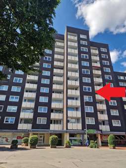Straßenansicht Straßenansicht - Etagenwohnung in 45879 Gelsenkirchen mit 61m² kaufen