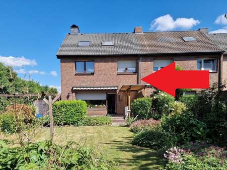 Gartenansicht - Reihenendhaus in 45659 Recklinghausen mit 98m² kaufen