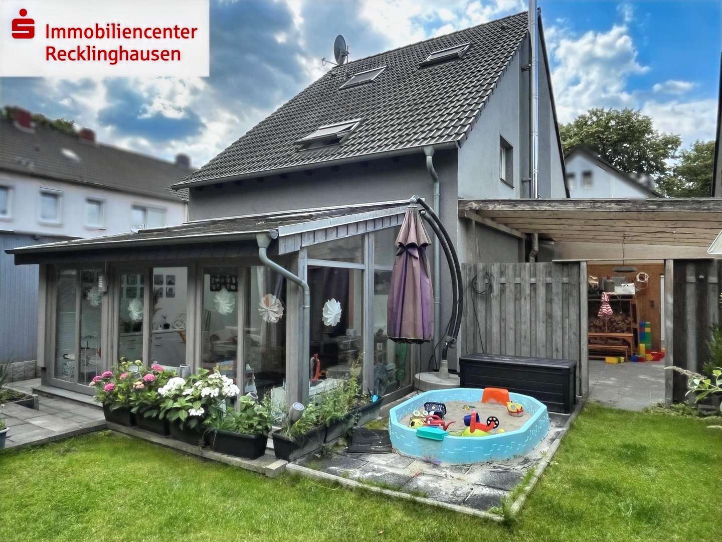Die Rückansicht Die Rückansicht - Einfamilienhaus in 45663 Recklinghausen mit 170m² kaufen