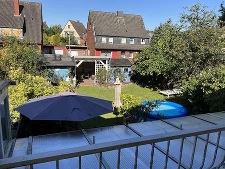 GartenAnsicht vom Balkon OG - Zweifamilienhaus in 45739 Oer-Erkenschwick mit 143m² kaufen