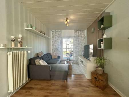Wohnzimmer - Reihenmittelhaus in 46397 Bocholt mit 99m² kaufen