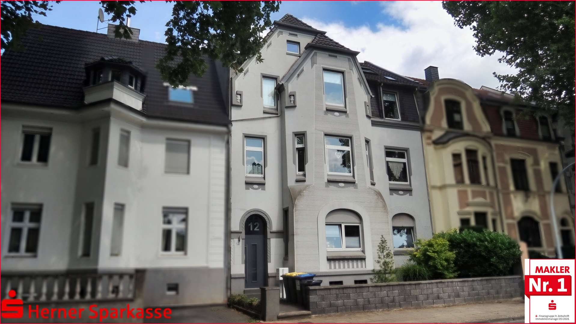 Straßenfront Straßenfront - Mehrfamilienhaus in 44629 Herne mit 287m² als Kapitalanlage kaufen