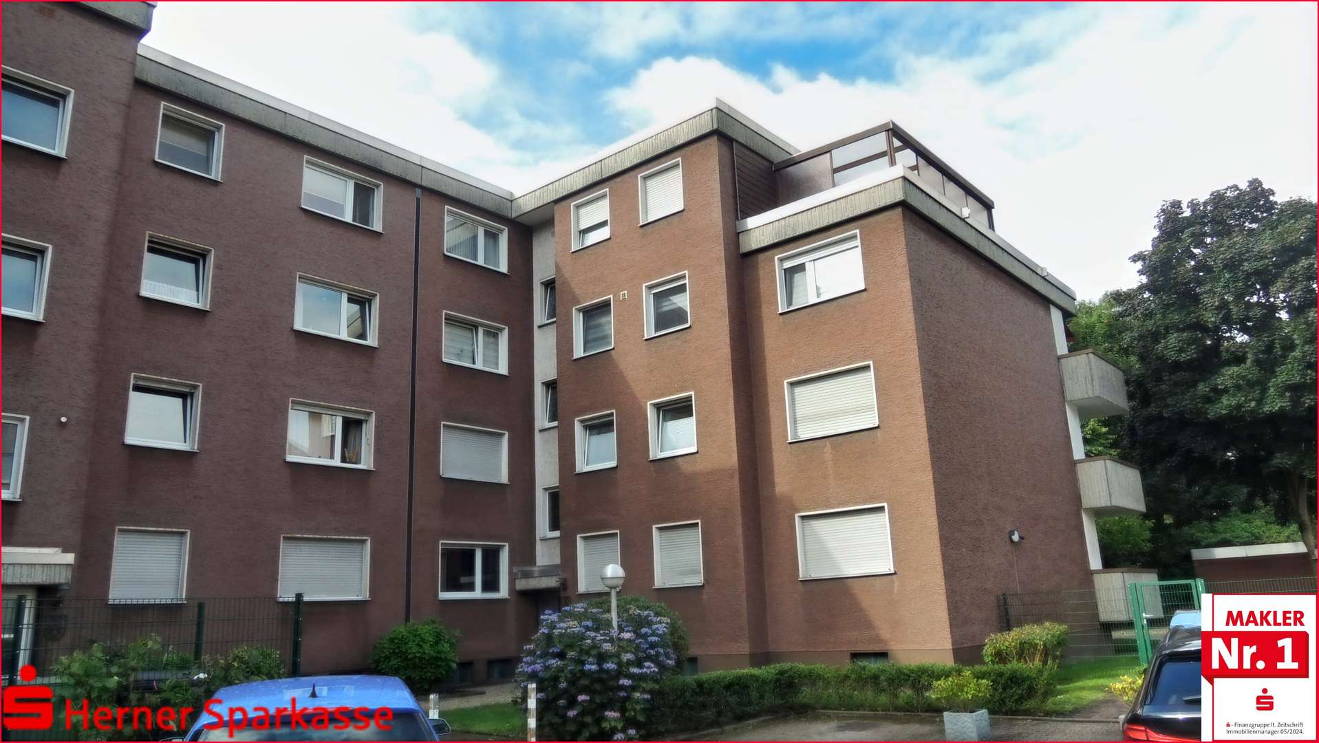 Hausfront - Erdgeschosswohnung in 44649 Herne mit 89m² kaufen