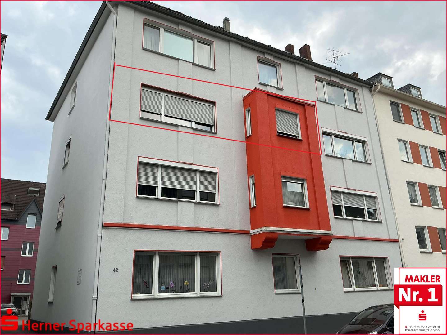 Hausfront Hausfront - Etagenwohnung in 44623 Herne mit 94m² kaufen