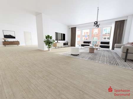 Visualisierung nach Sanierung - Erdgeschosswohnung in 40219 Düsseldorf mit 449m² kaufen